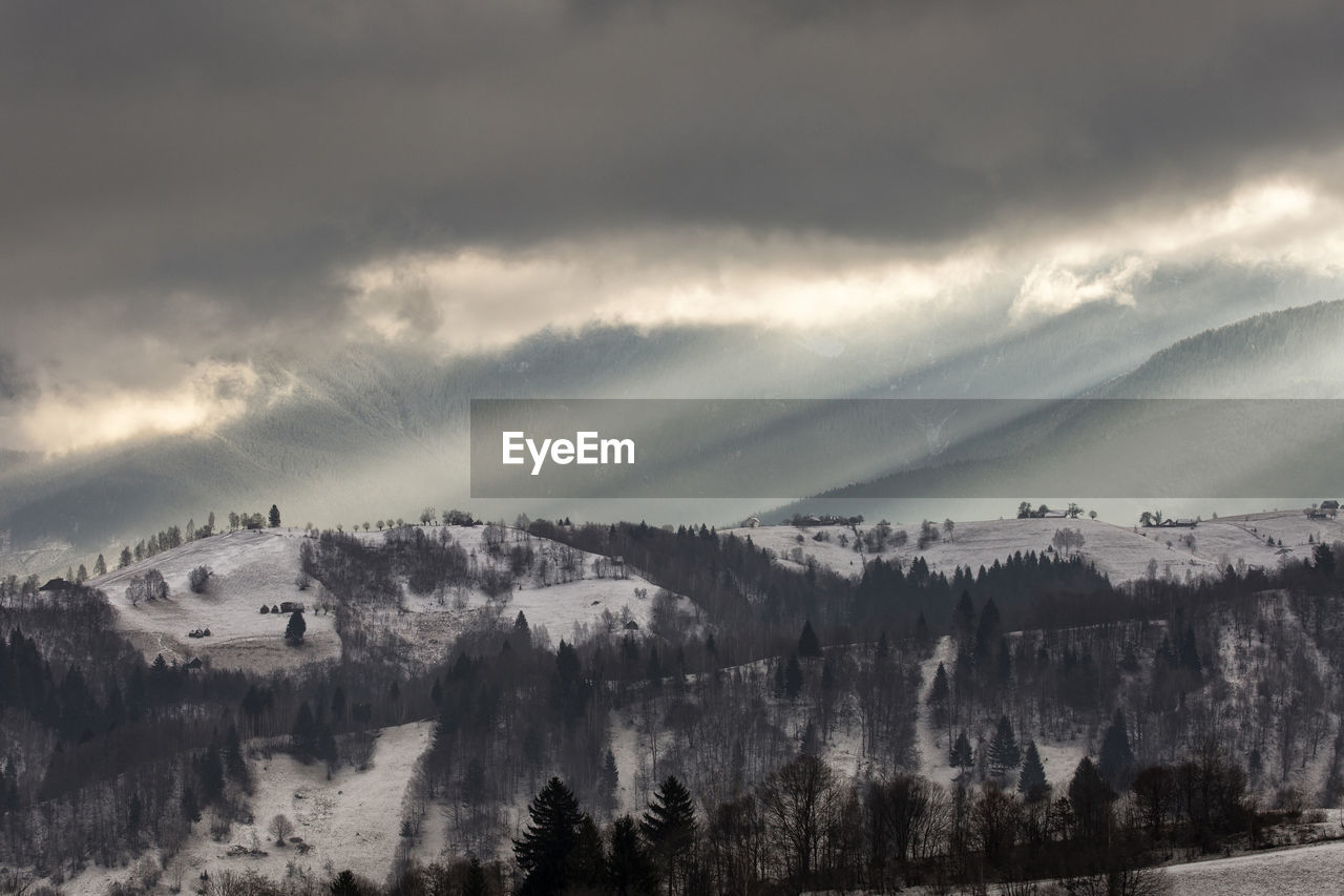 Panoramic view of landscape against sky