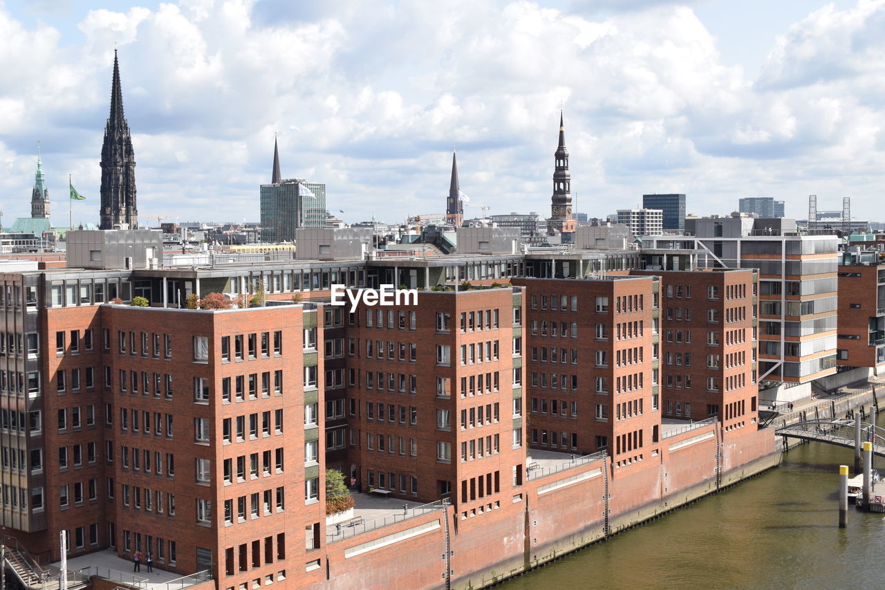 View from the elbphilharmonie