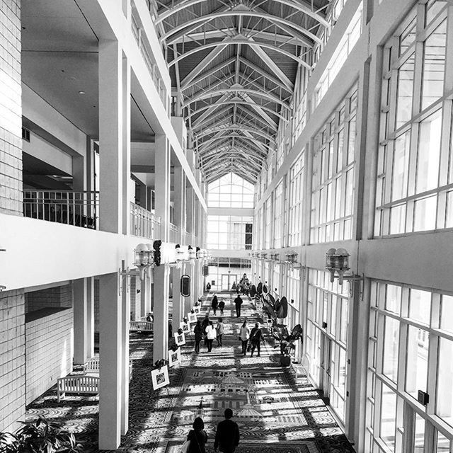 VIEW OF PEOPLE IN CORRIDOR