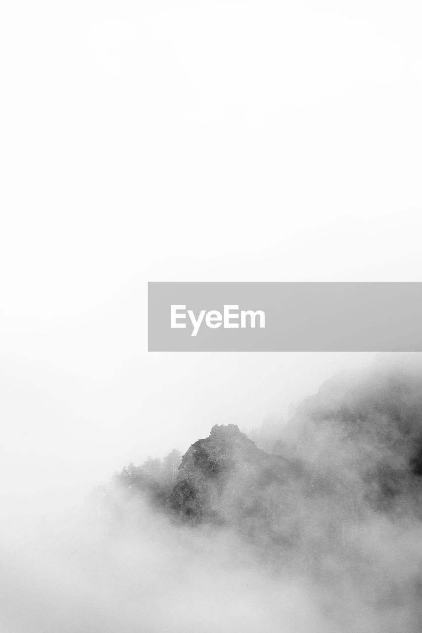 Scenic view of mountain against sky