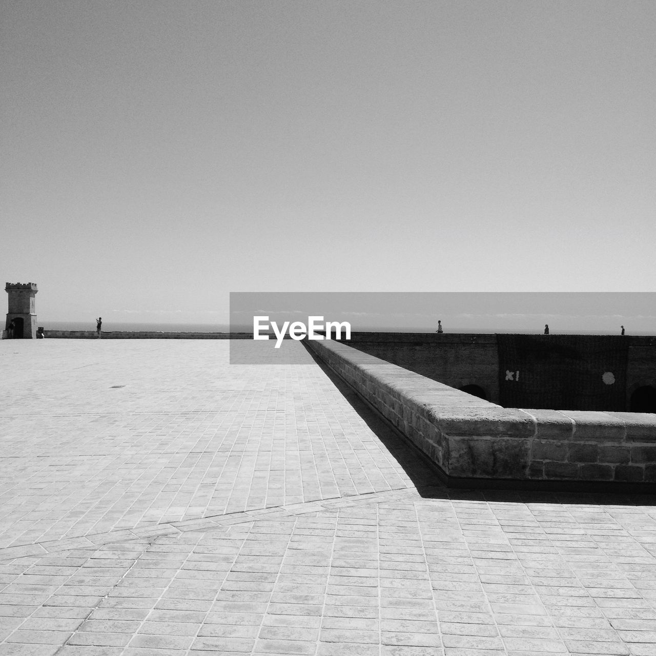 Building terrace against sky