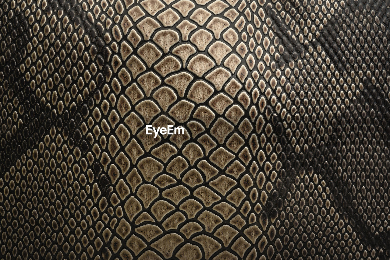 The background pattern for the snake pattern is natural brown.
