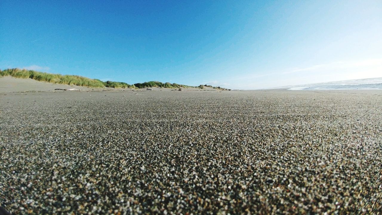 SCENIC VIEW OF LANDSCAPE AGAINST CLEAR BLUE SKY