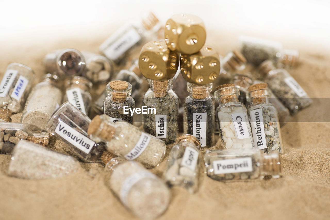 HIGH ANGLE VIEW OF GLASSES ON TABLE WITH TEXT