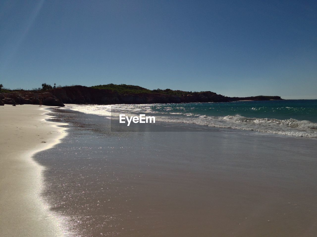 BEACH AGAINST CLEAR SKY