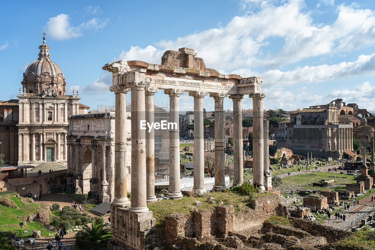 Palatine hill in rome 