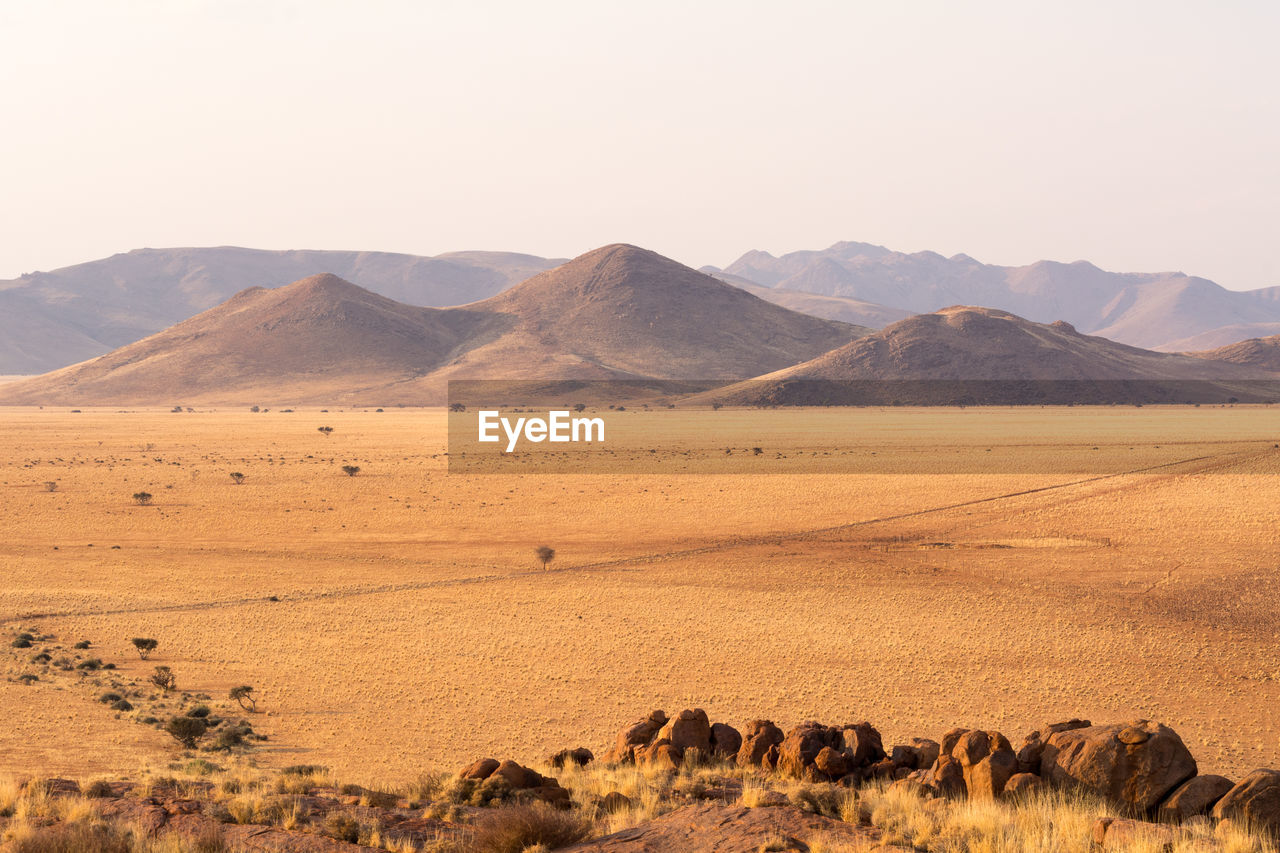 Scenic view of mountain range