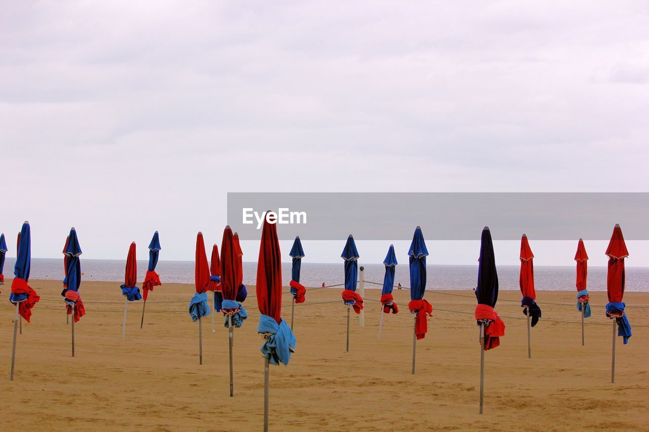 Panoramic view of beach against sky