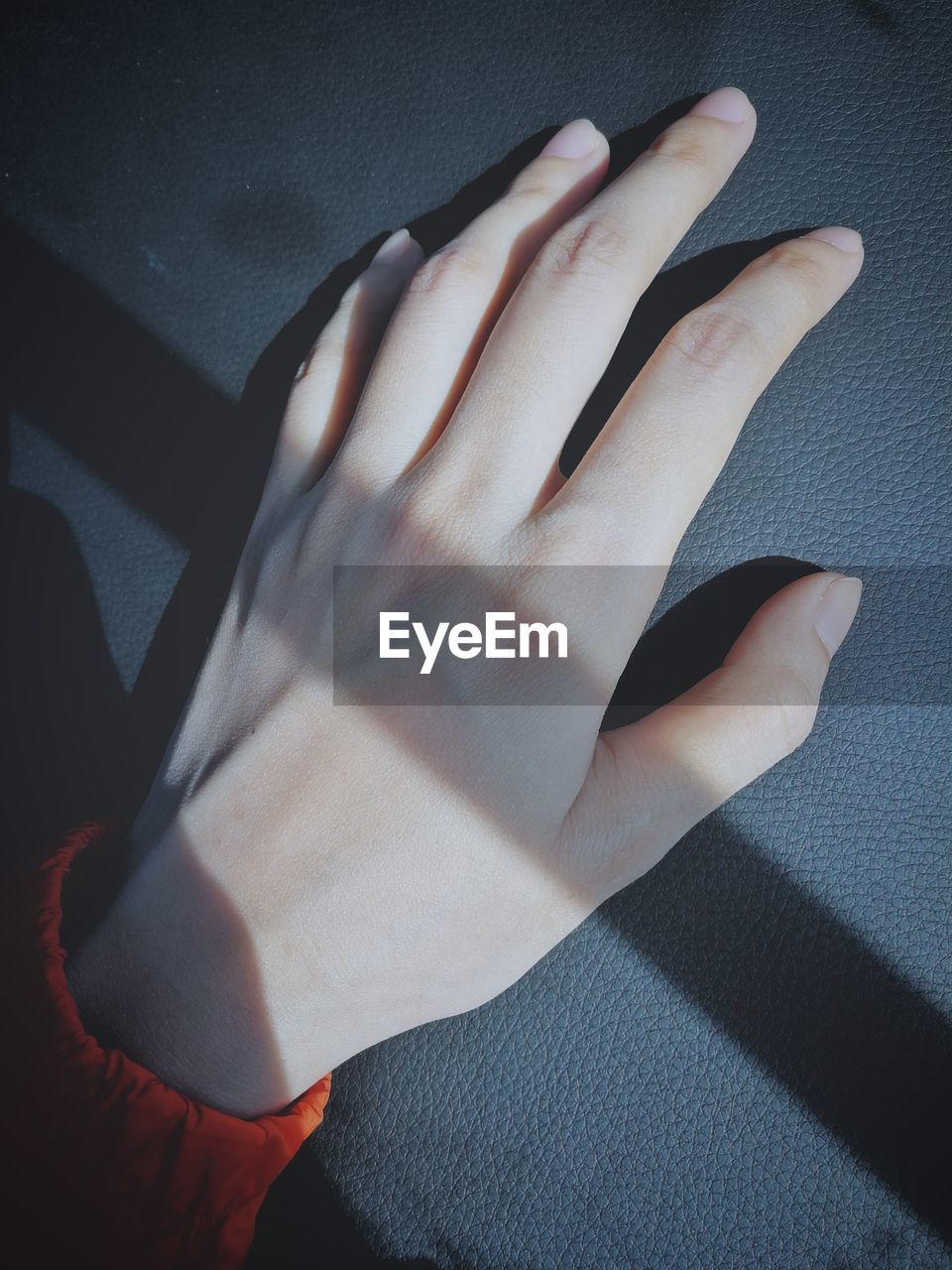 HIGH ANGLE VIEW OF HUMAN HAND