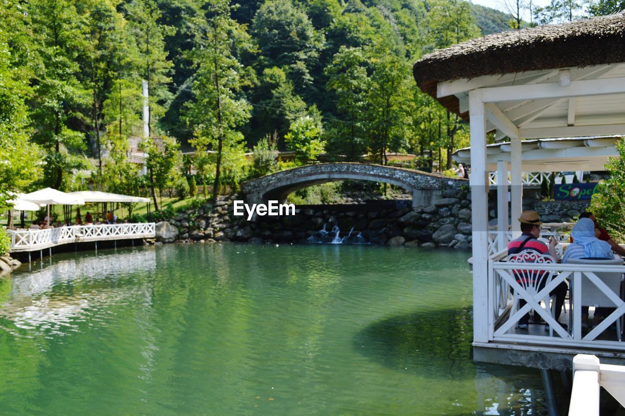 VIEW OF BRIDGE OVER RIVER