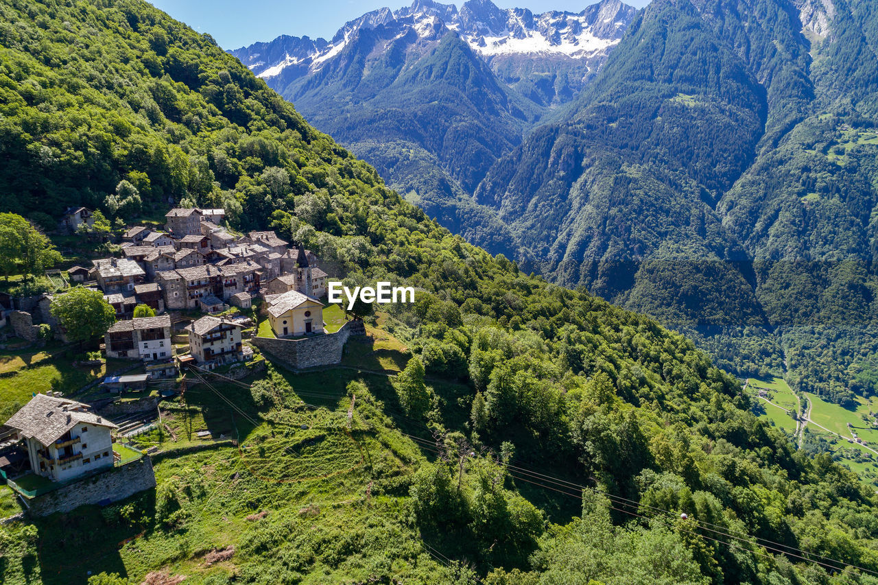 HIGH ANGLE VIEW OF TOWNSCAPE