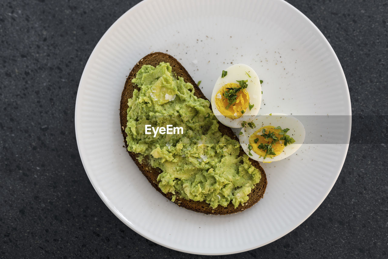 Bread in plate