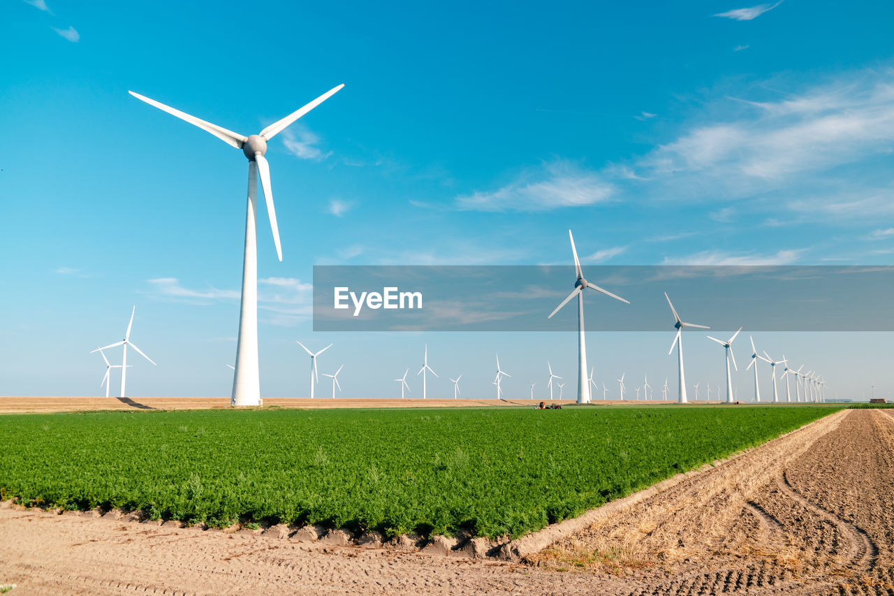 WIND TURBINES ON FARM