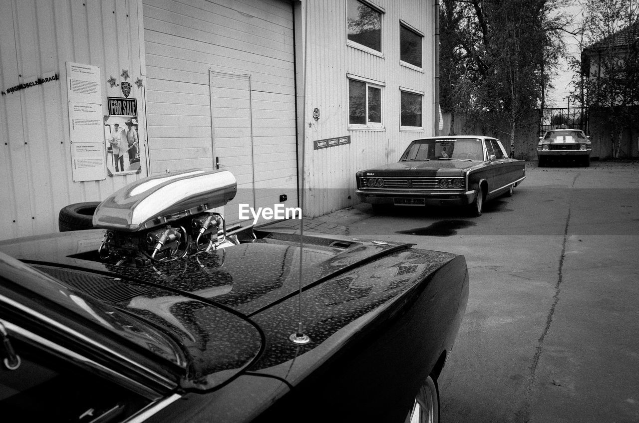 CARS PARKED ON STREET