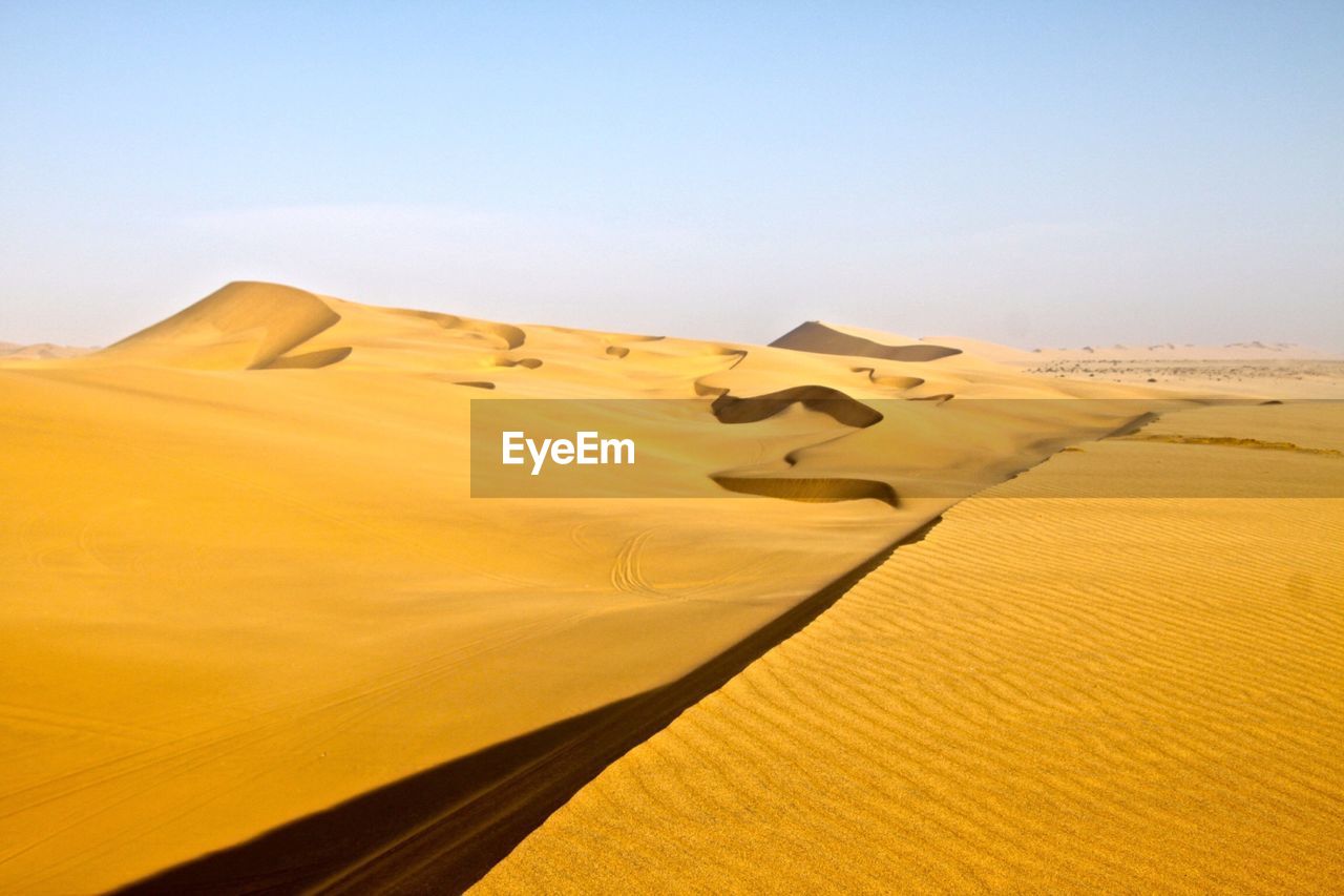 Scenic view of desert