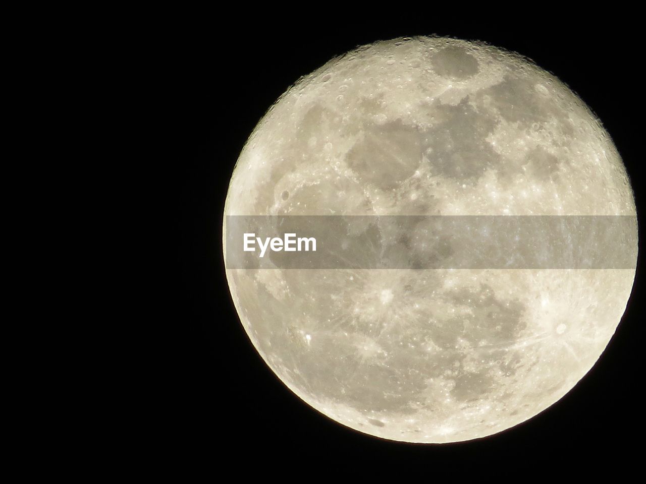 VIEW OF MOON AGAINST CLEAR SKY