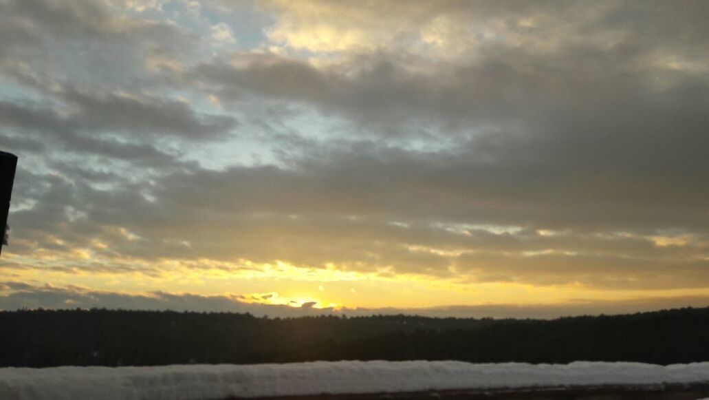 SCENIC VIEW OF DRAMATIC SKY OVER SILHOUETTE LANDSCAPE