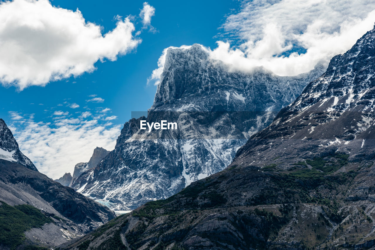 SCENIC VIEW OF SNOWCAPPED MOUNTAIN AGAINST SKY