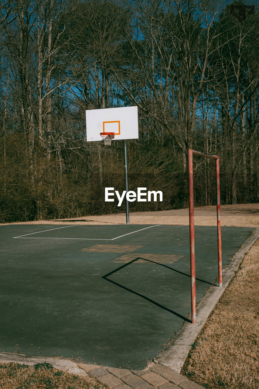 View of basketball court