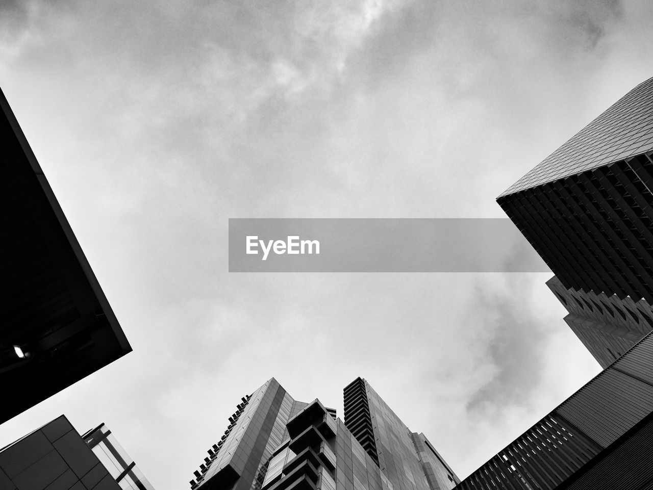 Low angle view of buildings against sky