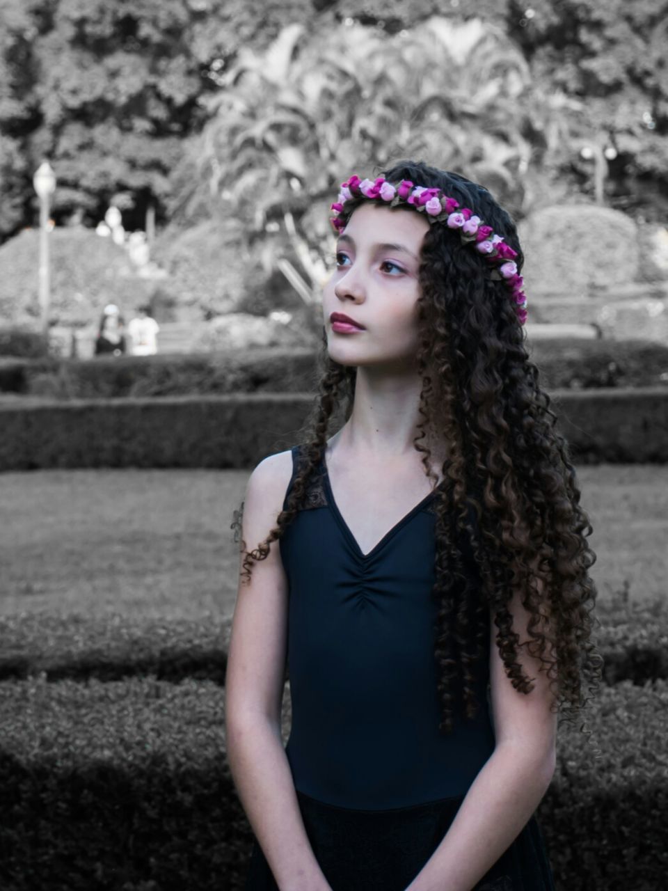 Portrait of young woman