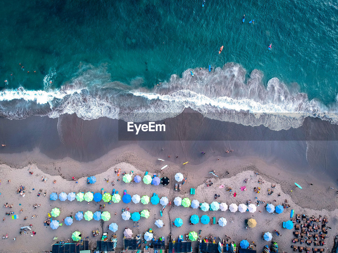 Aerial view of beach