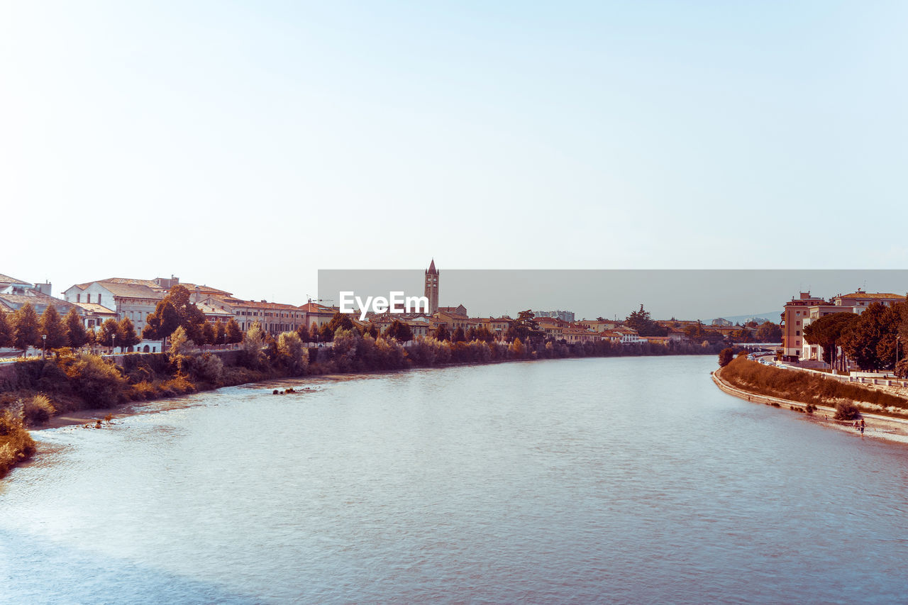 River with buildings in background