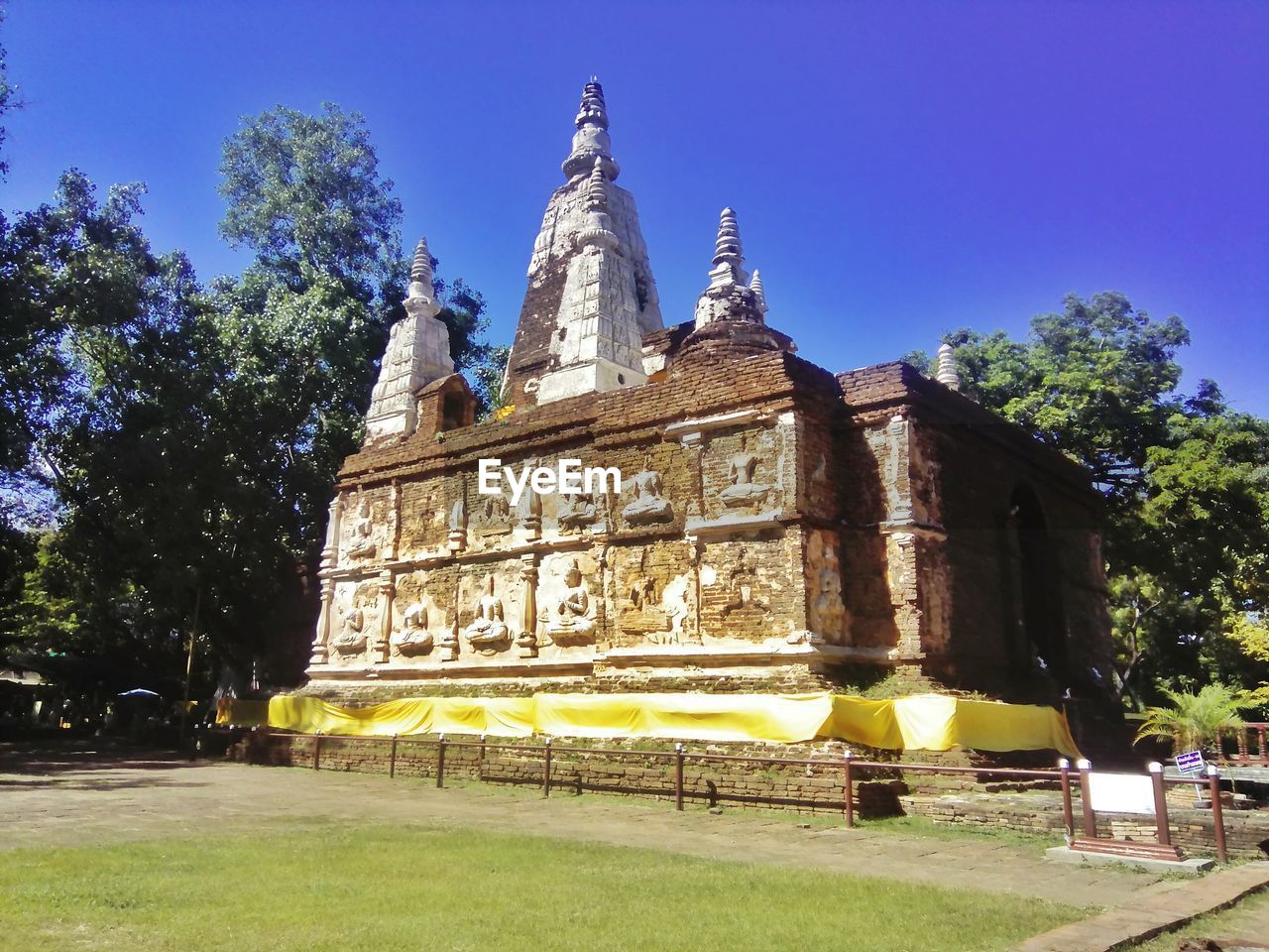 Exterior of building against clear sky