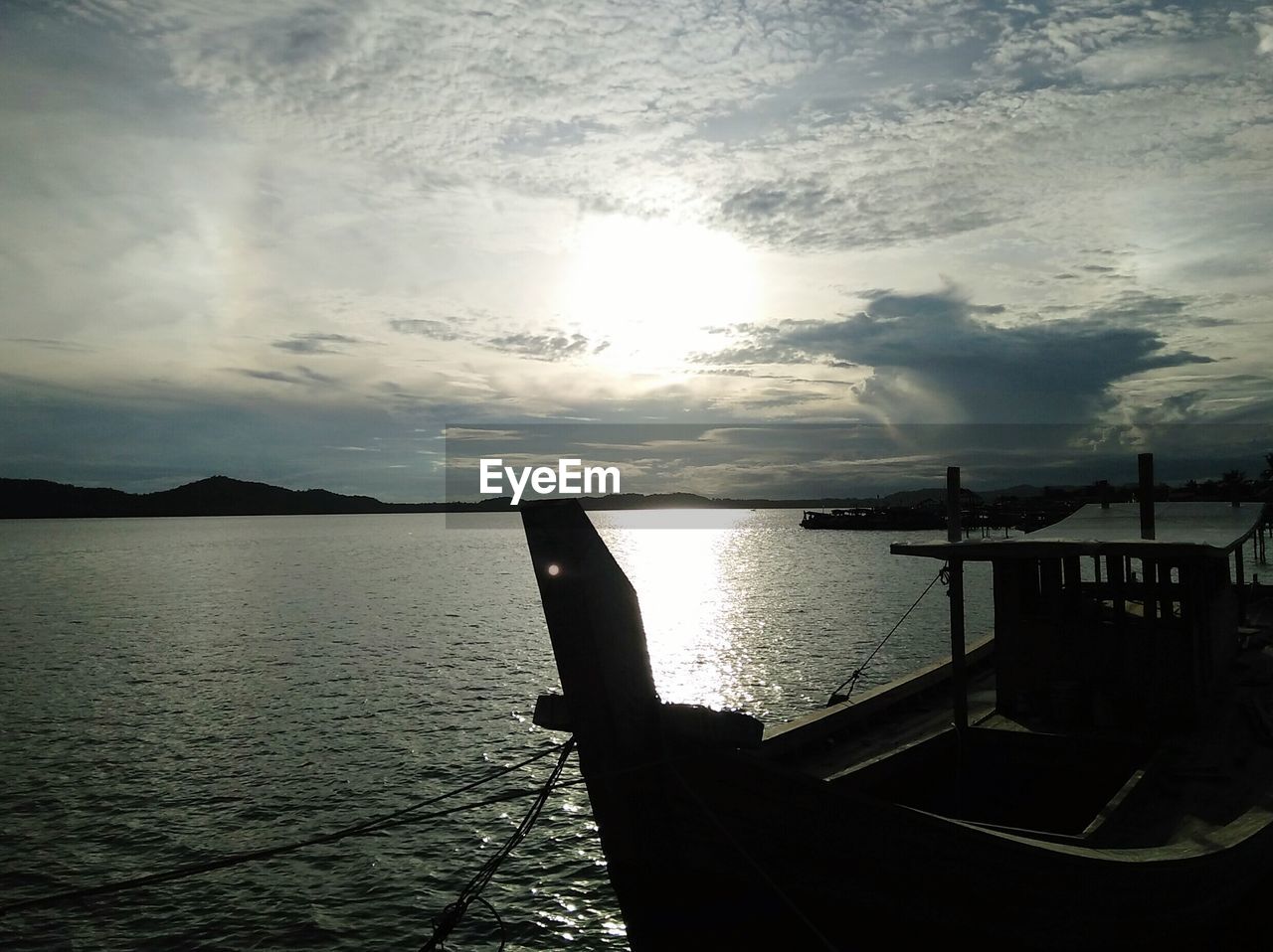 SCENIC VIEW OF SEA DURING SUNSET