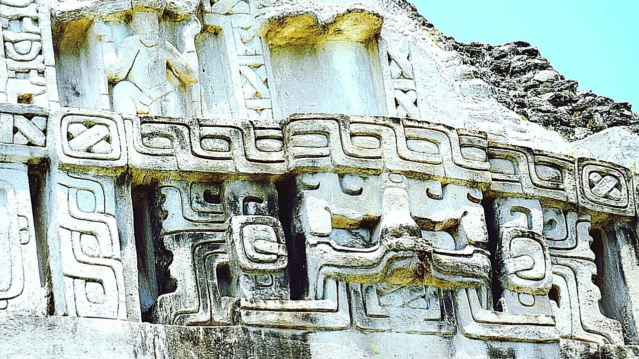 WEATHERED WALL OF OLD BUILDING