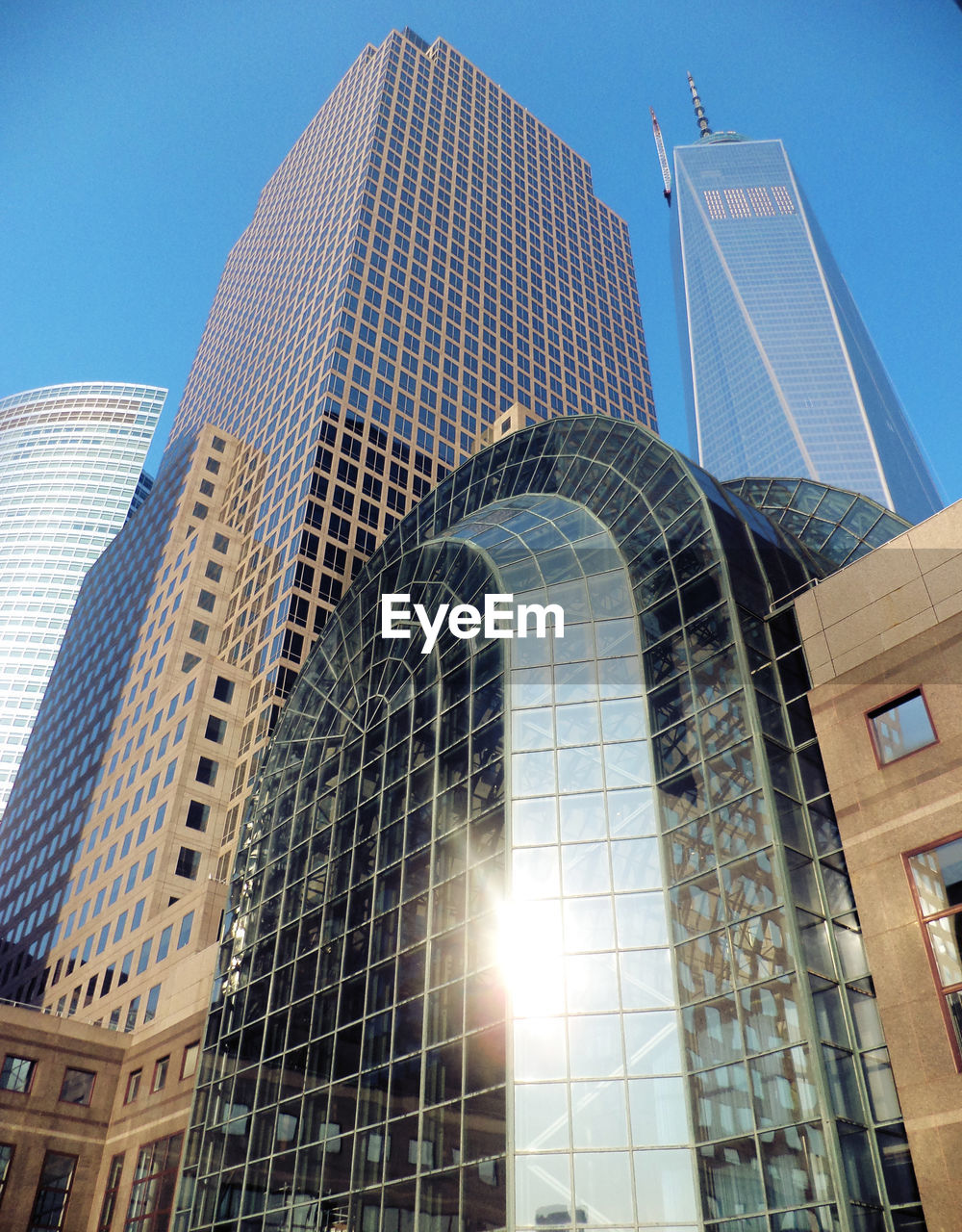 LOW ANGLE VIEW OF MODERN BUILDINGS