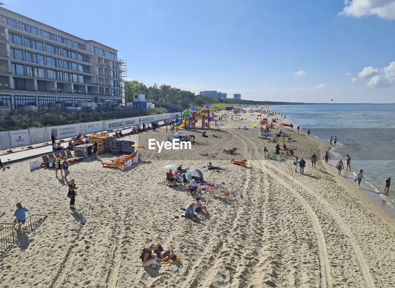 panoramic view of beach