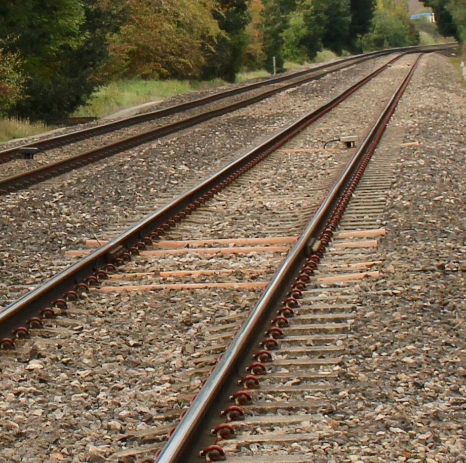 RAILROAD TRACKS ON RAILROAD TRACK