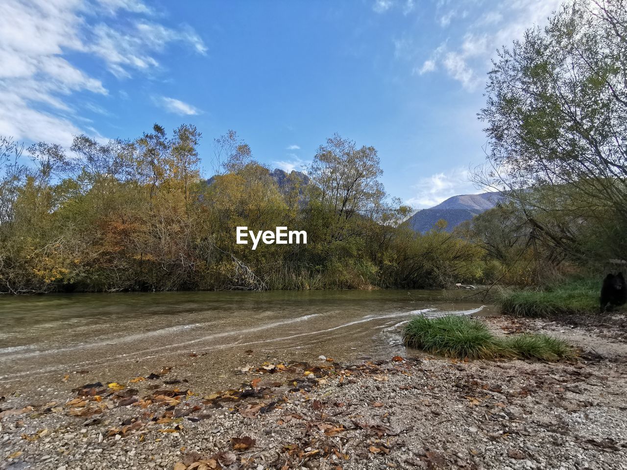 Scenic view of land against sky