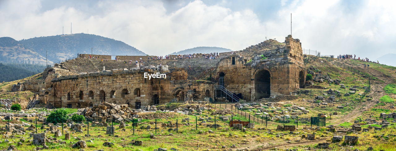 OLD RUINS AGAINST SKY