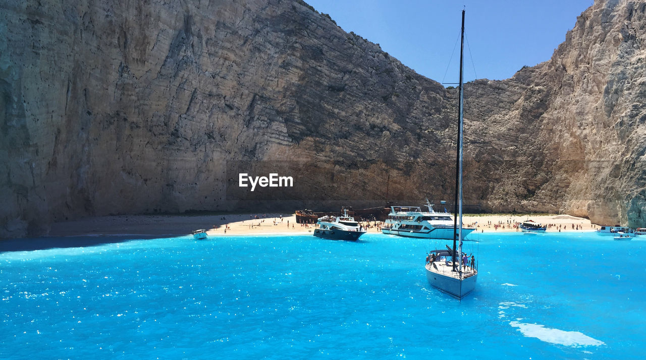 SWIMMING POOL IN BLUE WATER