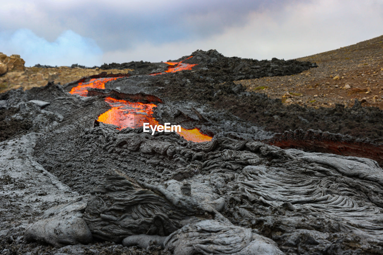 SCENIC VIEW OF VOLCANIC LANDSCAPE