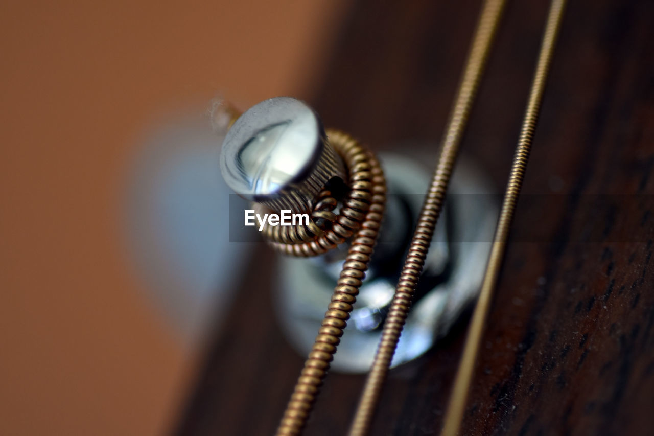 Close-up of guitar string