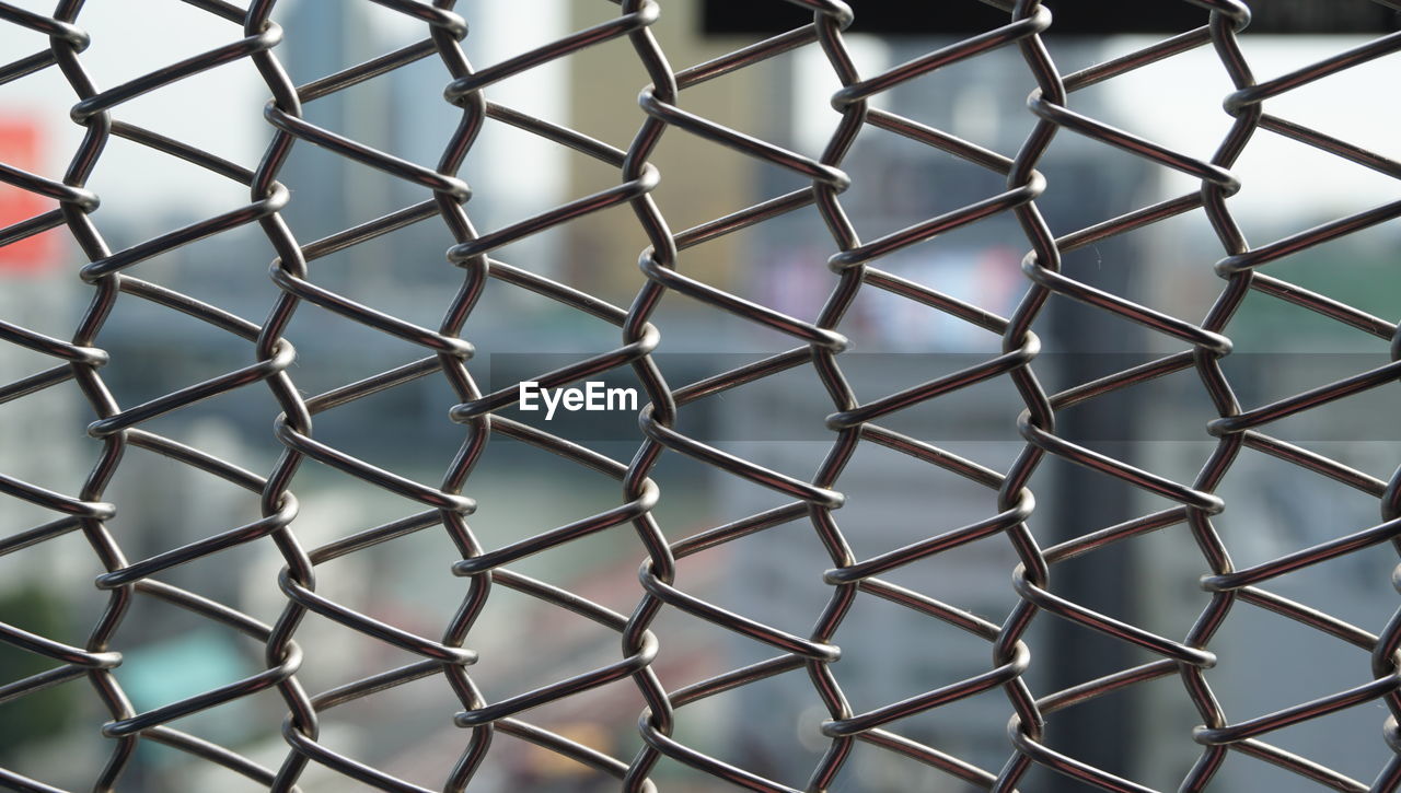 Full frame shot of chainlink fence