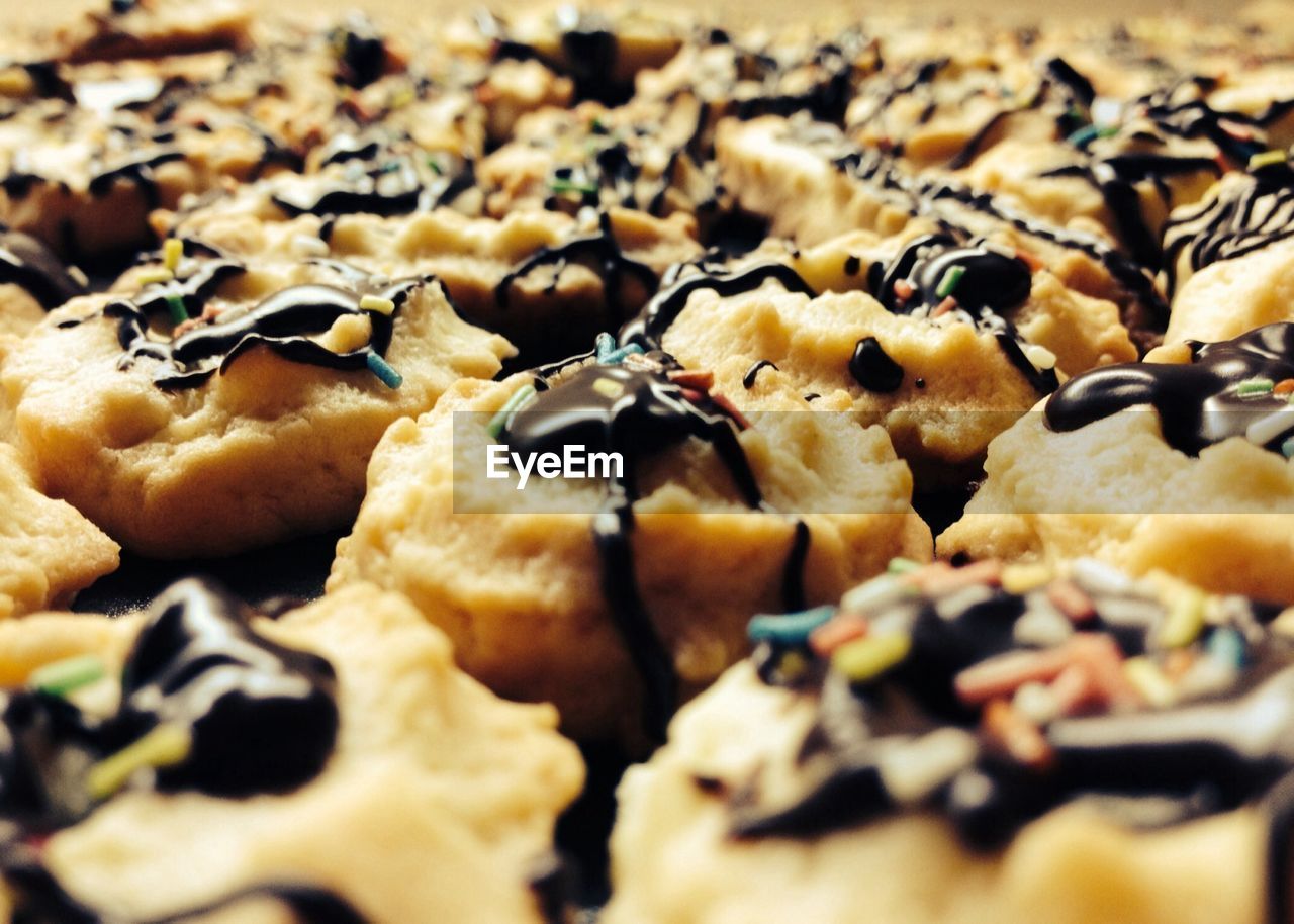 Detail shot of pastries