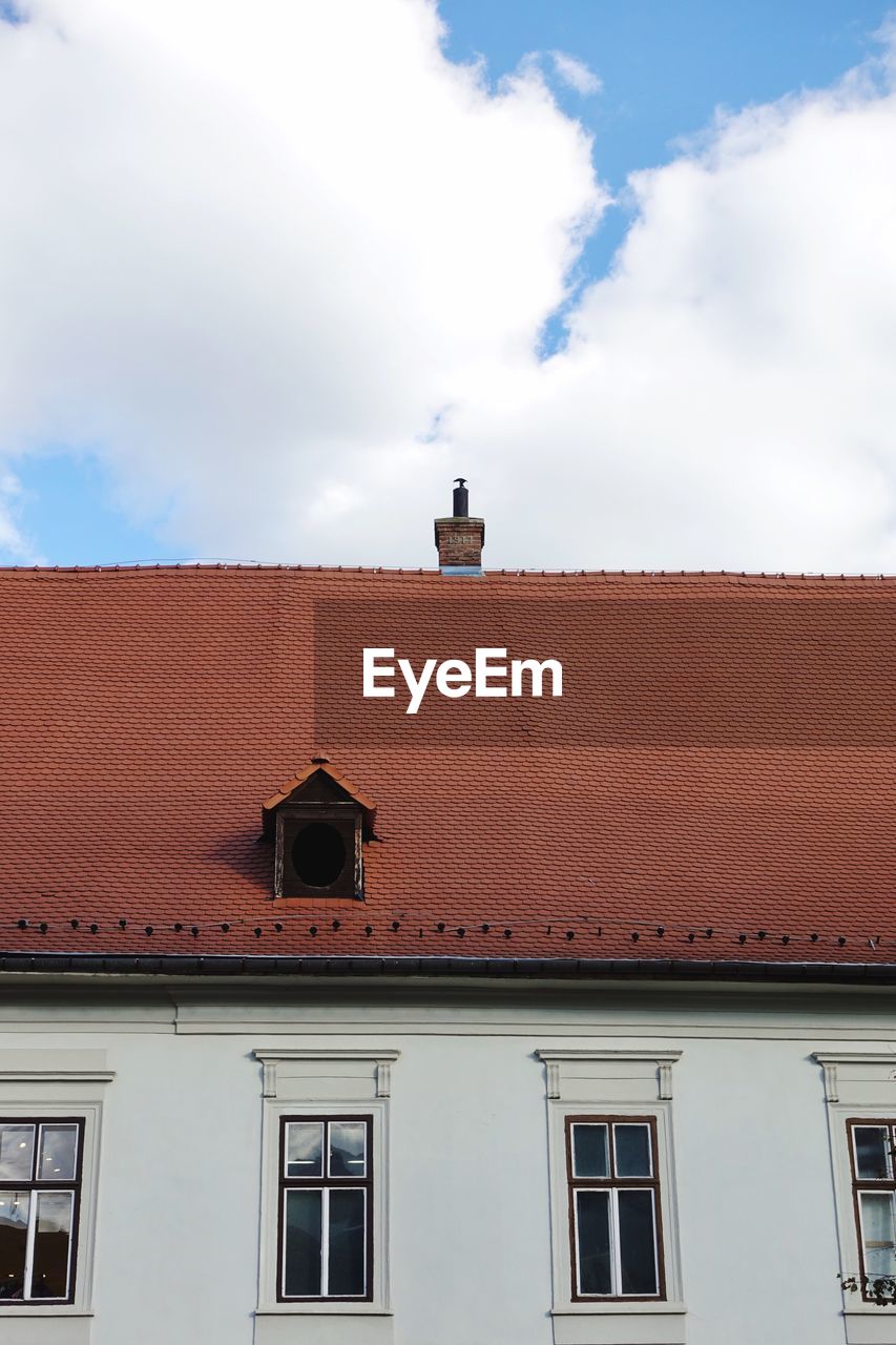 Low angle view of building against sky