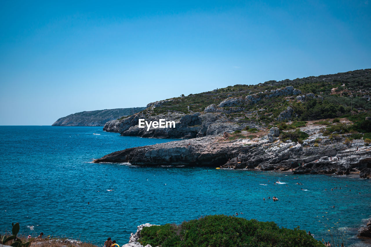 View on the sea in puglia