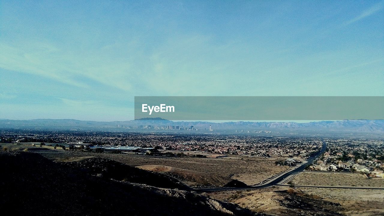 AERIAL VIEW OF A LANDSCAPE