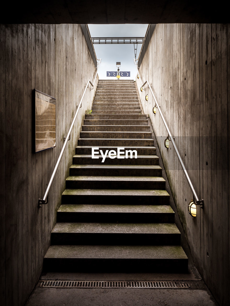 LOW ANGLE VIEW OF STEPS AND BUILDING