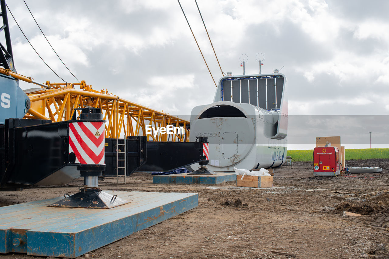 VIEW OF FLAG ON BUILT STRUCTURE