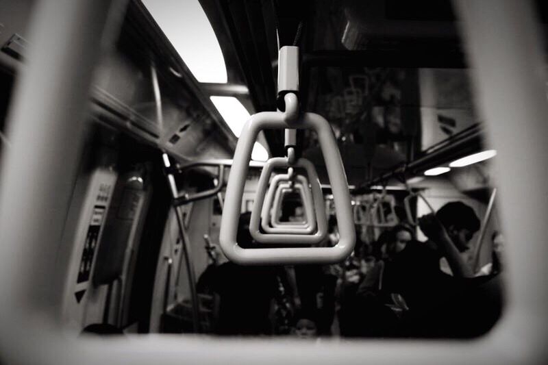 VIEW OF TRAIN ON ROAD