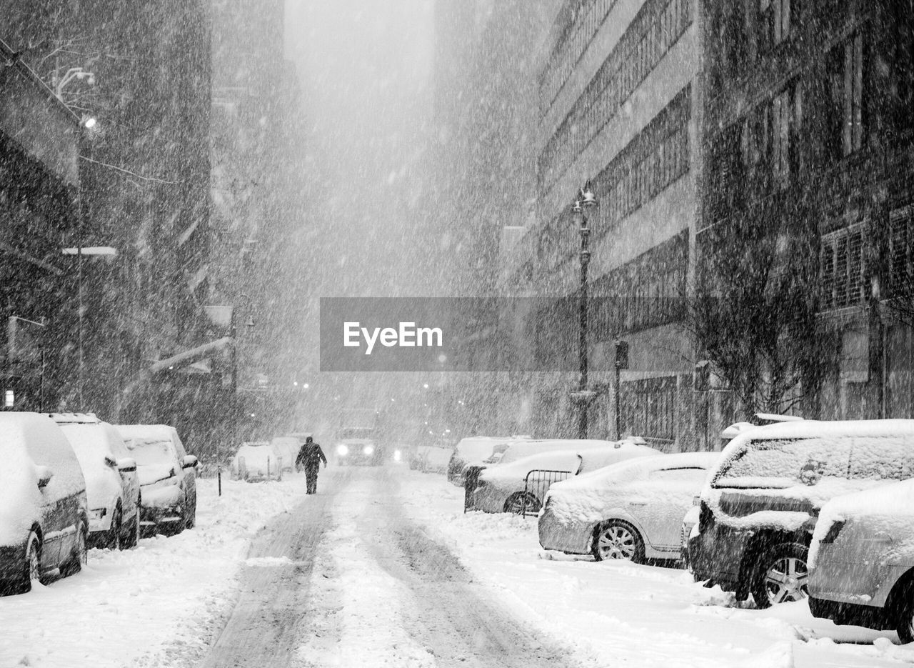 It snows in nyc 