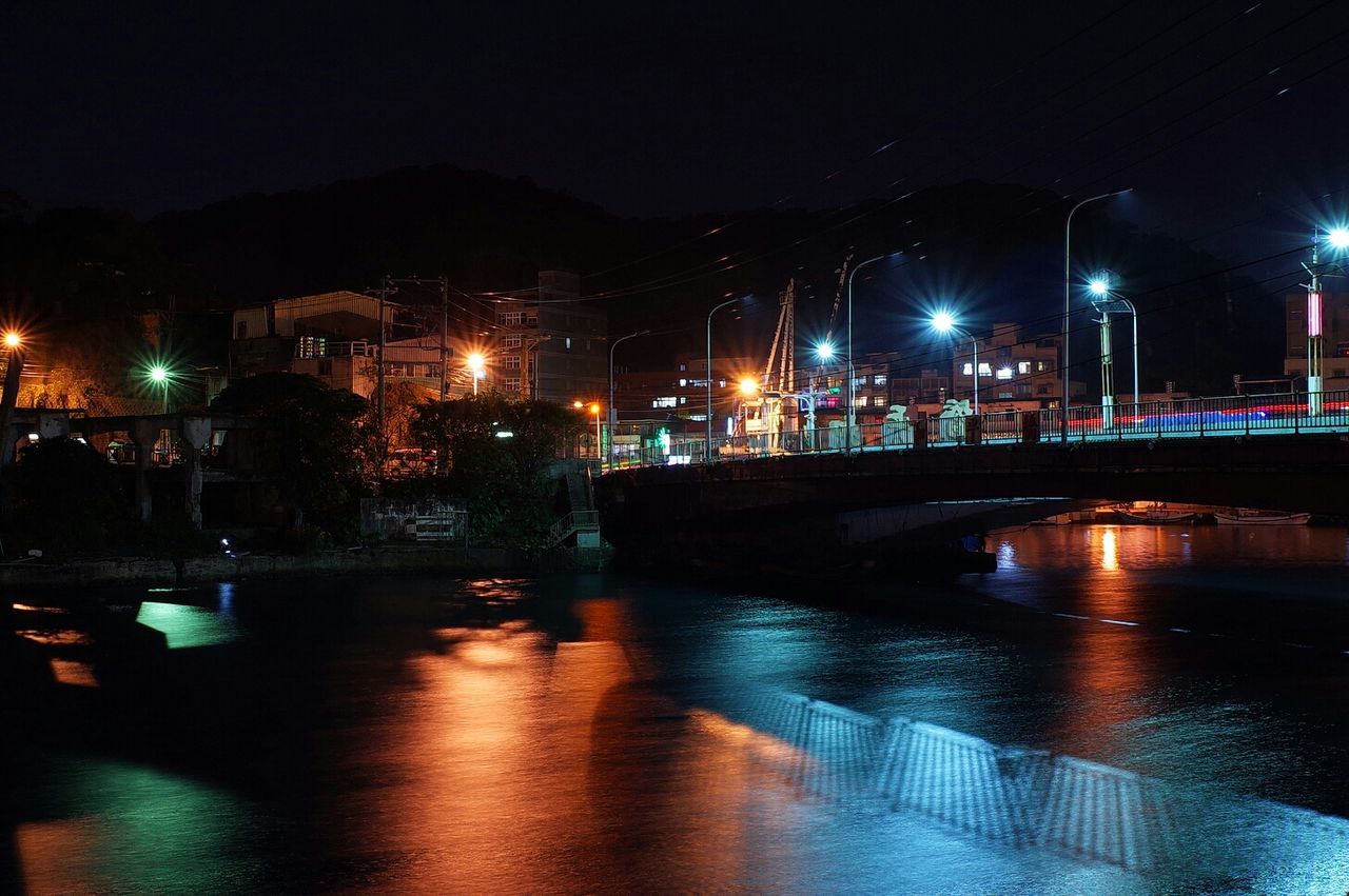 VIEW OF ILLUMINATED STREET LIGHT