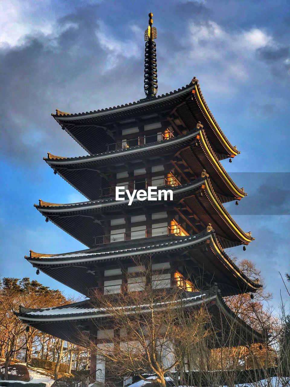 LOW ANGLE VIEW OF TEMPLE