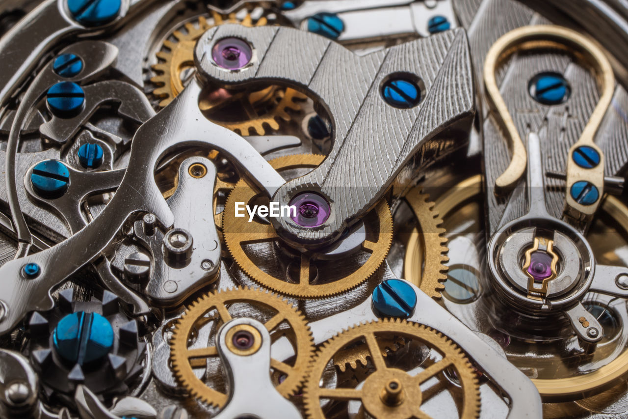 gear, metal, equipment, clockworks, machine part, watch, machinery, complexity, close-up, time, no people, large group of objects, clock, indoors, variation, high angle view, backgrounds, instrument of time, full frame, still life, accuracy, industry
